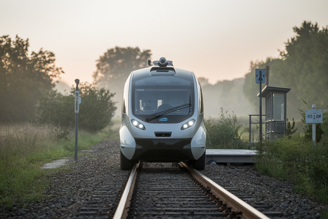 2028 en ligne de mire, 1 navette autonome, tests près de Bordeaux, ce que Ferromobile doit prouver aux rails