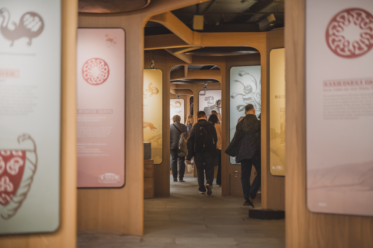 3 salles, 2 parcours balisés, à Ospitalea l'exposition sur la mythologie basque surprend les visiteurs