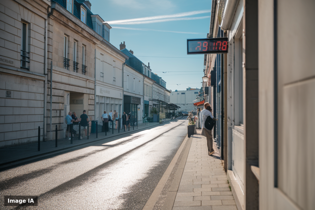 39 °C annoncés, 12 août 2026, soleil sans répit sur Niort et le Niortais, ce qui surprend les habitants