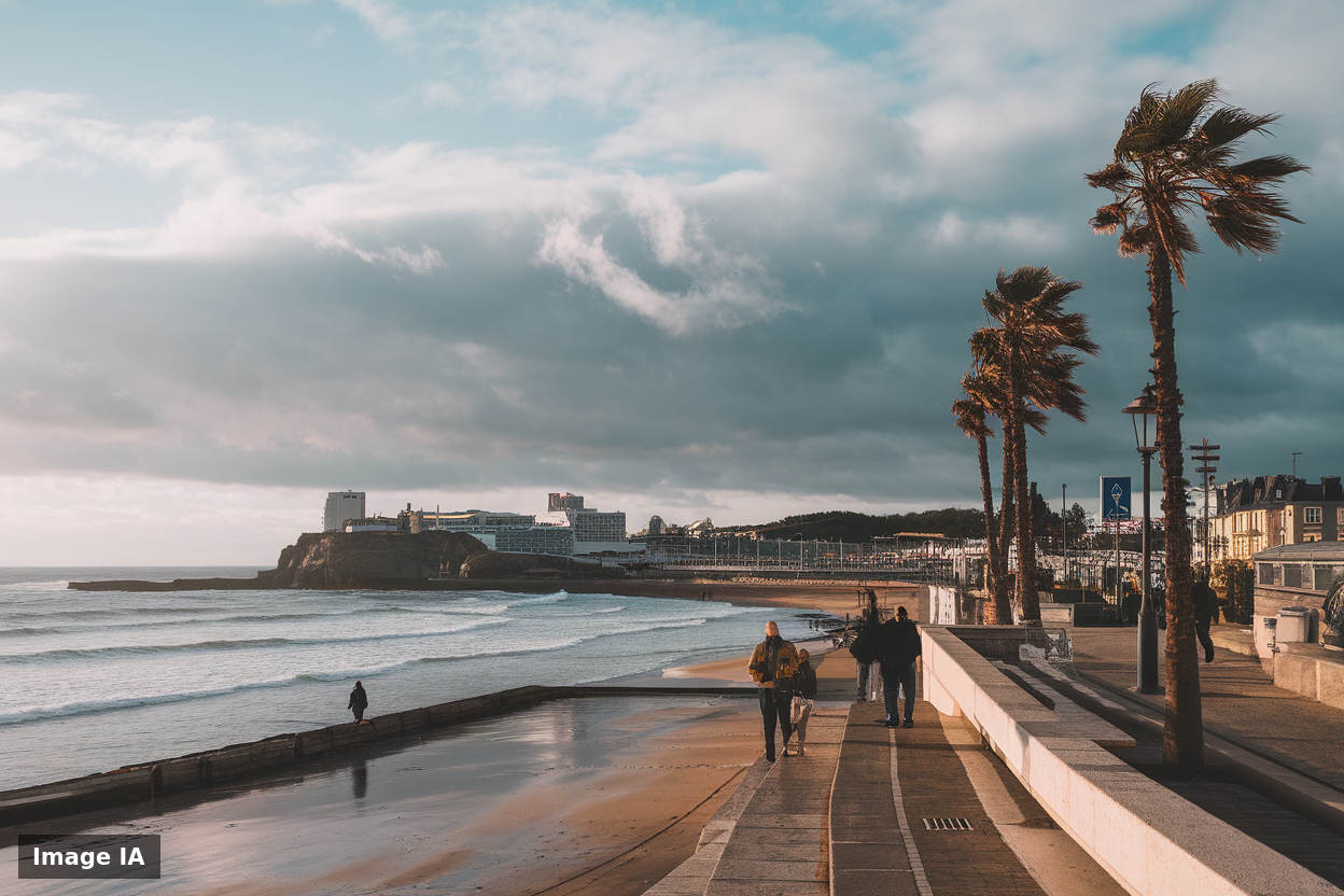 27 août, 24 heures de prévisions à Biarritz et autour, pluie ou éclaircies, ce qui surprend les locaux