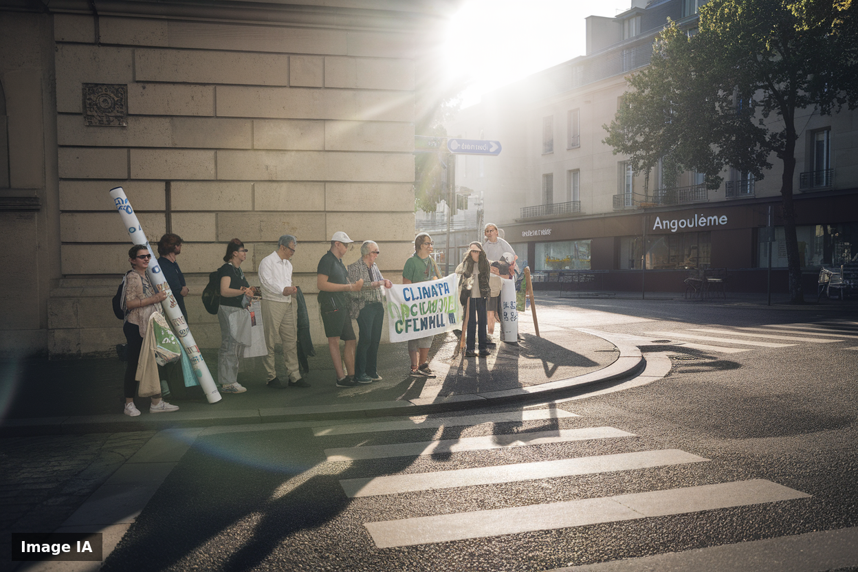 500 km à pied, 2 canicules en une semaine, sa marche climat stoppée à Angoulême, ce qui l'a surpris