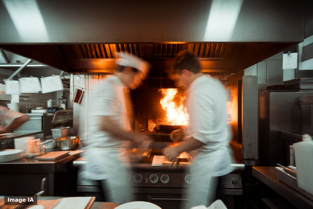 70°C devant le four, 2 chefs à Bordeaux, une cuisine en surchauffe, ce que Simon et Walter doivent affronter